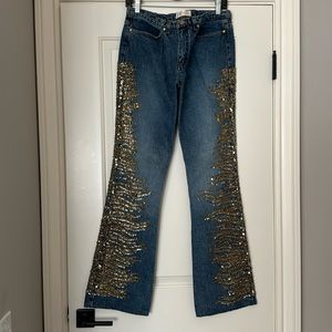 Roberto Cavalli vintage jeans with beading size medium